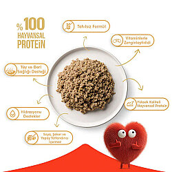 Wanpy Complete Balanced Biftekli Tahılsız Köpek Konservesi 375 Gr x 6 Adet - 4