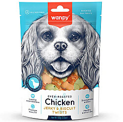 Wanpy Oven Roasted Bisküvi Üzeri Tavuk Sargılı Köpek Ödül Bisküvisi 100 Gr - Wanpy