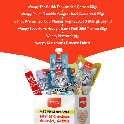 Wanpy BOX Kedi Krema Avantaj Paketi