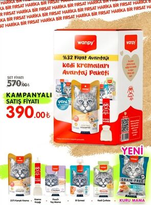Wanpy BOX Kedi Krema Avantaj Paketi