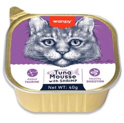 Wanpy Alutray Box Ton Balıklı ve Karidesli Kedi Yaş Maması 40 Gr x 6 Adet (Toplam 240 Gr) - 2