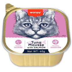Wanpy Alutray Box Ton Balıklı ve Somonlu Kedi Yaş Maması 40 Gr x 6 Adet (Toplam 240 Gr) - 2