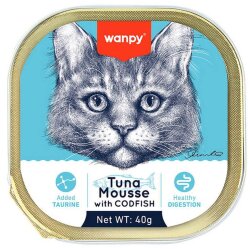 Wanpy Alutray Box Ton ve Morina Balıklı Kedi Yaş Maması 40 Gr x 6 Adet (Toplam 240 Gr) - 3