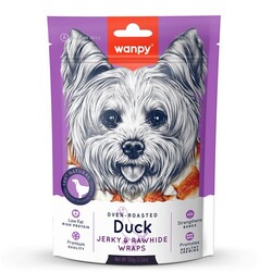 Wanpy - Wanpy Oven Roasted Deri Üzerine Ördek Sarılı Köpek Ödülü 100 Gr