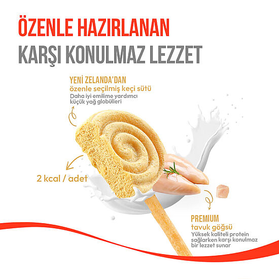 Wanpy Dondurularak Kurutulmuş Balkabaklı Köpek Lolipopu 6 Gr x 10 Adet (Toplam 60 Gr) - 6