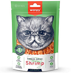 Wanpy Freeze Dried Dondurularak Kurutulmuş Karides Kedi Ödülü 20 Gr - Wanpy