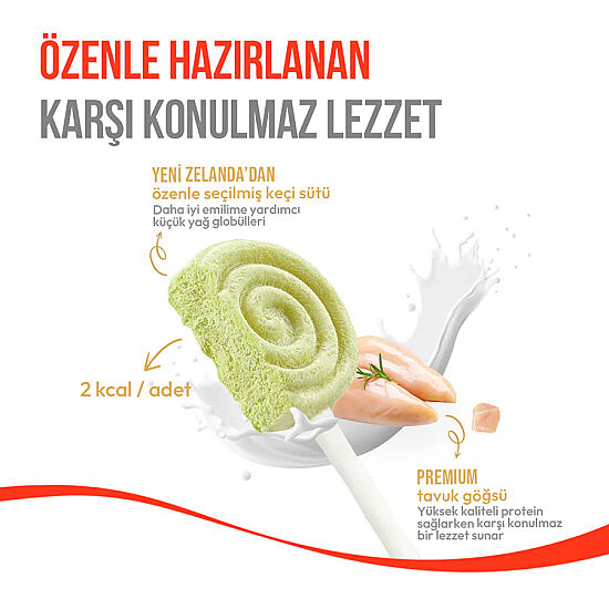 Wanpy Dondurularak Kurutulmuş Kedi Otlu Kedi Lolipopu 1.4 Gr x 10 Adet (Toplam 14 Gr) - 6