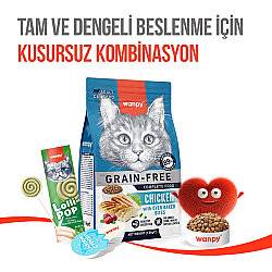 Wanpy Dondurularak Kurutulmuş Kedi Otlu Kedi Lolipopu 1.4 Gr x 10 Adet (Toplam 14 Gr) - 9