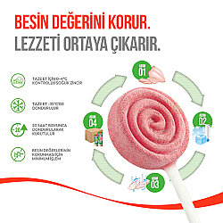 Wanpy Dondurularak Kurutulmuş Kızılcıklı Kedi Lolipopu 1.4 Gr x 10 Adet (Toplam 14 Gr) - 5