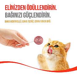 Wanpy Dondurularak Kurutulmuş Kızılcıklı Kedi Lolipopu 1.4 Gr x 10 Adet (Toplam 14 Gr) - 7