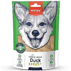 Wanpy Freeze Dried Dondurularak Kurutulmuş Ördek Göğüs Köpek Ödülü 40 Gr - Wanpy