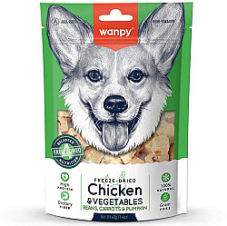 Wanpy Freeze Dried Dondurularak Kurutulmuş Tavuk Ve Sebze Köpek Ödülü 40 Gr - Wanpy