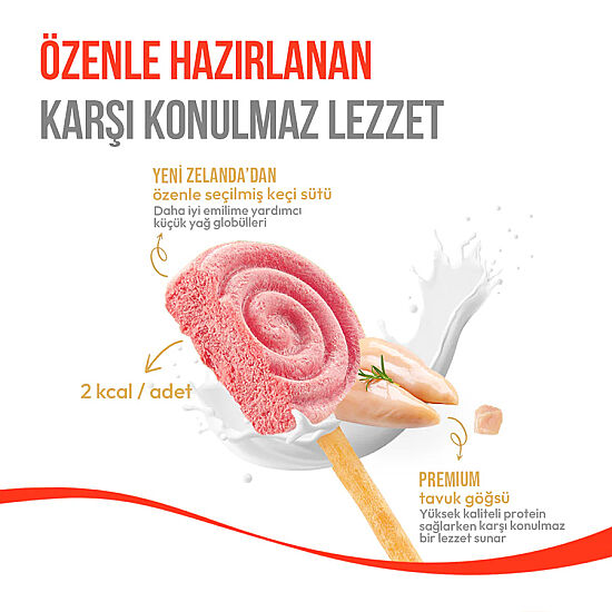 Wanpy Dondurularak Kurutulmuş Yaban Mersinli Köpek Lolipopu 6 Gr x 10 Adet (Toplam 60 Gr) - 6