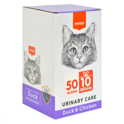 Wanpy Urinary Care Ördek & Tavuklu Krema Ödül 60x14gr - Wanpy