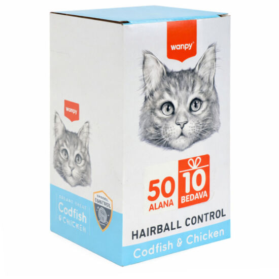Wanpy Hairball Control Morina Balığı ve Tavuklu Kerma Ödül 60x14gr