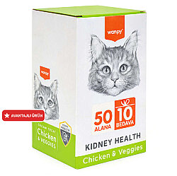 Wanpy Kidney Health Tavuk ve Sebzeli Krema Ödül 60x14gr - Wanpy