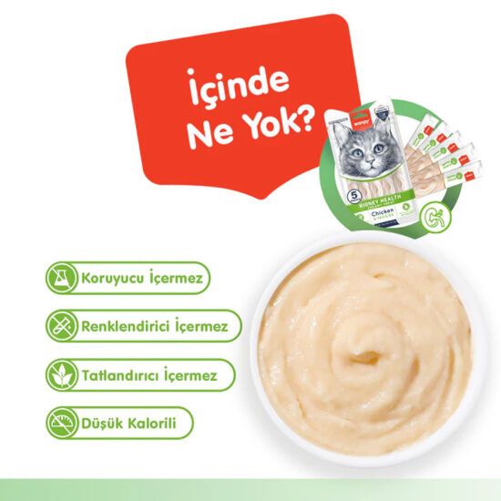 Wanpy Kidney Health Tavuk & Sebzeli Krema Ödül 60x14gr - 4