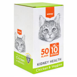 Wanpy Kidney Health Tavuk & Sebzeli Krema Ödül 60x14gr - Wanpy