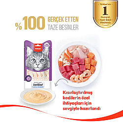 Wanpy Hindi ve Kızılcıklı Kısırlaştırılmış Kedi Krema Ödülü 5x14 Gr - 2