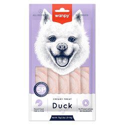 Wanpy - Wanpy Dog Creamy Treat Ördek Etli Likit Creamy Köpek Ödülü 5Li Paket (5 x 14 Gr)