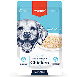 Wanpy Super Premium Pouch Tavuklu Köpek Yaş Maması 100 Gr - Wanpy