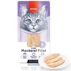 Wanpy Pure Mackerel Fillet Uskumru Balık Fileto Kedi Ödülü 25 Gr - Wanpy