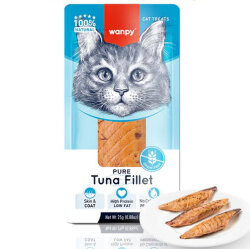 Wanpy Pure Tuna Fillet Ton Balığı Fileto Kedi Ödülü 25 Gr - Wanpy
