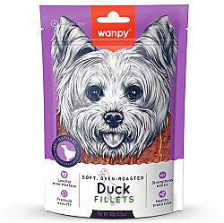 Wanpy Oven Roasted Yumuşak Gerçek Ördek Fileto Köpek Ödülü 100 Gr - Wanpy
