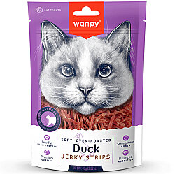 Wanpy Oven Roasted Jerky Strips Yumuşak Ördekli Kedi Ödülü 80 Gr - Wanpy