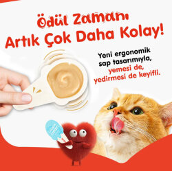 Wanpy Somonlu Kaşıklı Kedi Ödül Kreması 10 x 16 Gr - 160 Gr - 2