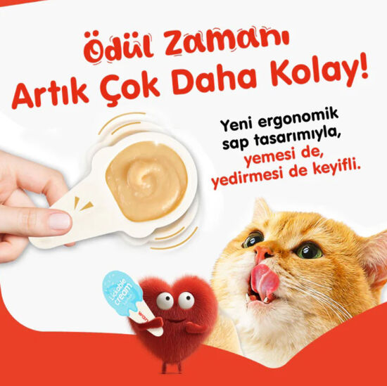 Wanpy Somonlu Kaşıklı Kedi Ödül Kreması 10 x 16 Gr - 160 Gr - 2