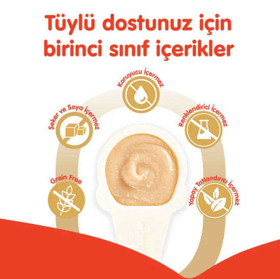 Wanpy Somonlu Kaşıklı Kedi Ödül Kreması 10 x 16 Gr - 160 Gr - 4