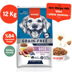 Wanpy Tahılsız Ördekli Yetişkin Kuru Köpek Maması 12 kg - Wanpy