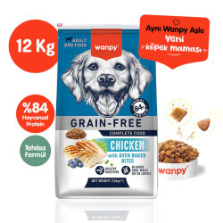 Wanpy Tahılsız Tavuklu Yetişkin Kuru Köpek Maması 12 kg - Wanpy