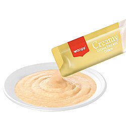 Wanpy Creamy Treat Tavuk Etli Likit Creamy Kedi Ödülü 5Li Paket (5 x 14 Gr) - 3