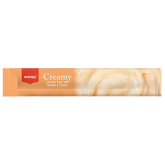 Wanpy Dog Creamy Treat Tavuk Etli ve Peynirli Likit Creamy Köpek Ödülü 5Li Paket (5 x 14 Gr) - 2