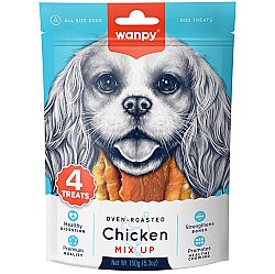 Wanpy Oven Roasted Mix Up 4 Çeşit Tavuklu Karışık Köpek Ödülü 150 Gr - Wanpy