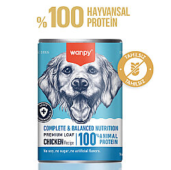 Wanpy Complete Balanced Tavuklu Tahılsız Köpek Konservesi 375 Gr x 6 Adet - 2
