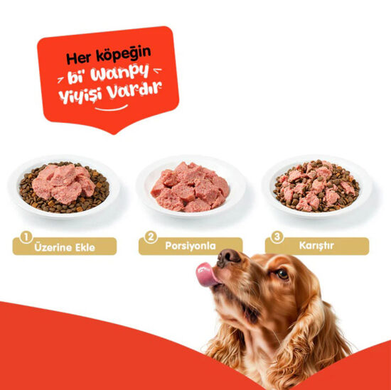 Wanpy Complete Balanced Tavuklu Tahılsız Köpek Konservesi 375 Gr x 6 Adet - 5