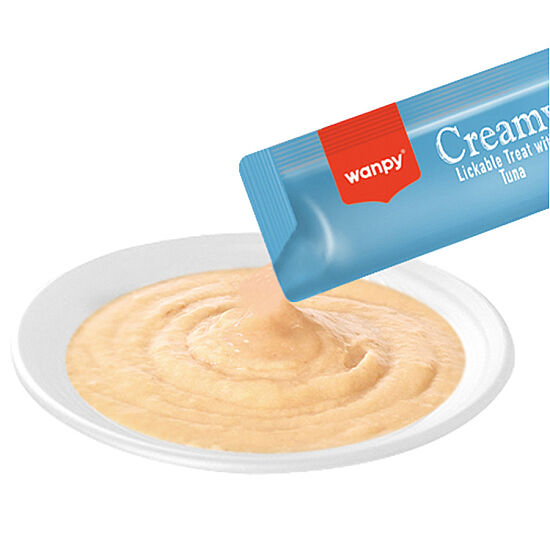 Wanpy Creamy Treat Ton Balıklı Likit Creamy Kedi Ödülü 25Li Paket (25 x 14 Gr) - 3
