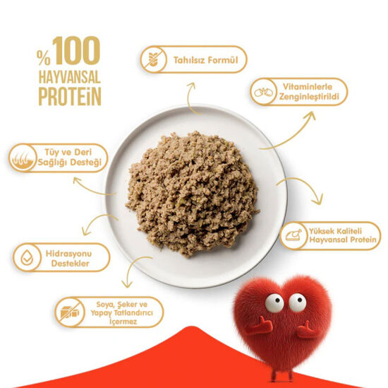 Wanpy Ton Balıklı Tahılsız Kedi Konservesi 375 Gr x 6 Adet - 3