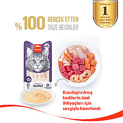 Wanpy Ton Balıklı ve Kızılcıklı Kısırlaştırılmış Kedi Krema Ödülü 5x14 Gr - 2