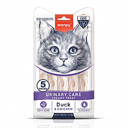 Wanpy Urinary Care Ördek ve Tavuklu Krema Ödül 5 x 14 Gr - Wanpy