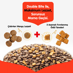 Wanpy with Oven Baked Bites Tahılsız Ton Balıklı Yetişkin Kedi Kuru Maması 1,5 Kg - Thumbnail