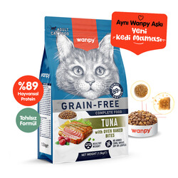 Wanpy - Wanpy with Oven Baked Bites Tahılsız Ton Balıklı Yetişkin Kedi Kuru Maması 1,5 Kg