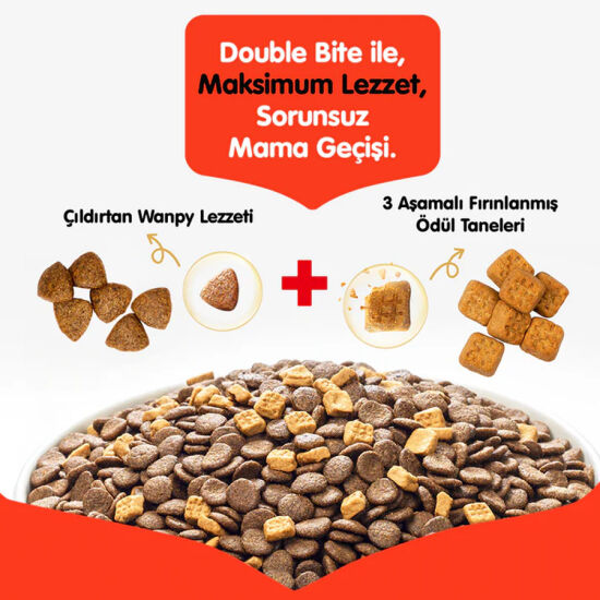 Wanpy with Oven Baked Bites Tahılsız Somonlu Yetişkin Köpek Kuru Maması 1,5 Kg - 2