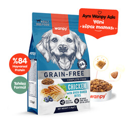 Wanpy - Wanpy with Oven Baked Bites Tahılsız Tavuklu Yetişkin Köpek Kuru Maması 1,5 Kg