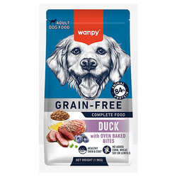 Wanpy - Wanpy with Oven Baked Bites Tahılsız Ördekli Yetişkin Köpek Kuru Maması 1,5 Kg