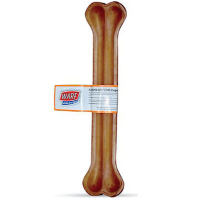 Warf 6034 Sığır Derisi Köpek Naturel Ödül Kemiği 300 - 320 Gr - 30 Cm