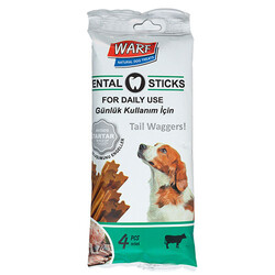 Warf - Warf 6041 Dental Sticks Dana Etli Ağız Diş Sağlığı Köpek Ödül Çubukları 70 Gr - 4'lü Stick
